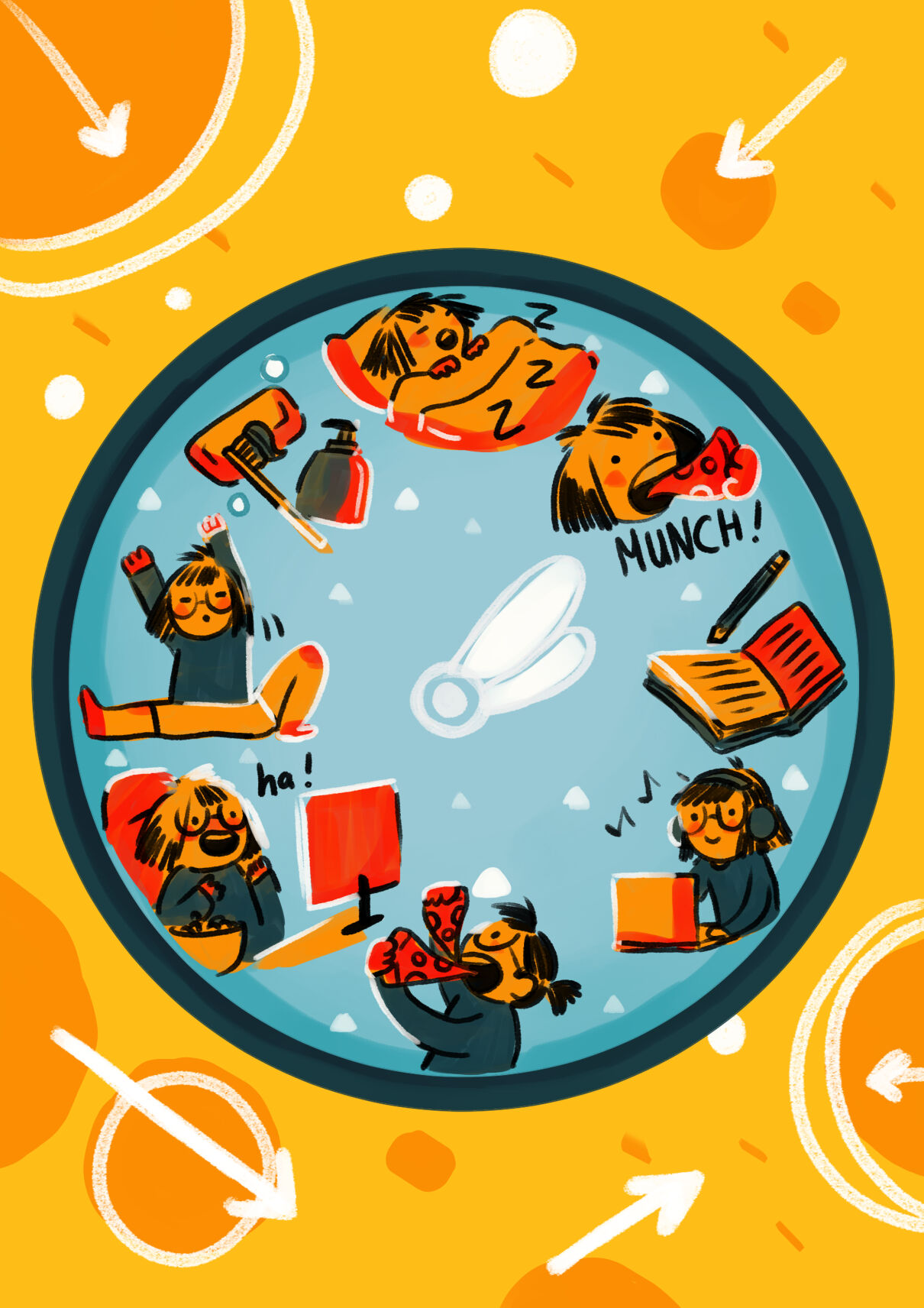 Creating, following meaningful routines helps people maintain balance in their lives